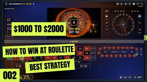roulette strategies $3000/day|The Secret Sauce: Best Roulette Strategy To Win .